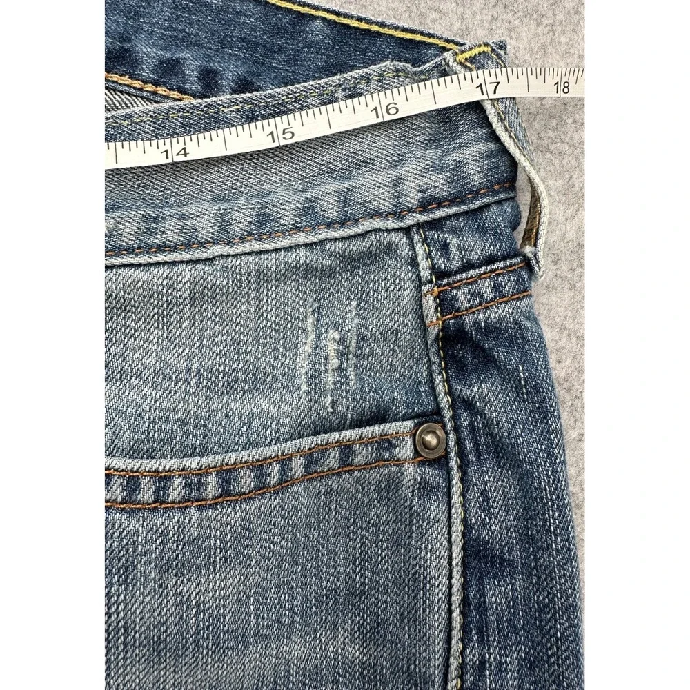 LUCKY by Gene Montesano Shorts Denim Jean Bermuda Blue ZOE Women's Size 10 / 30